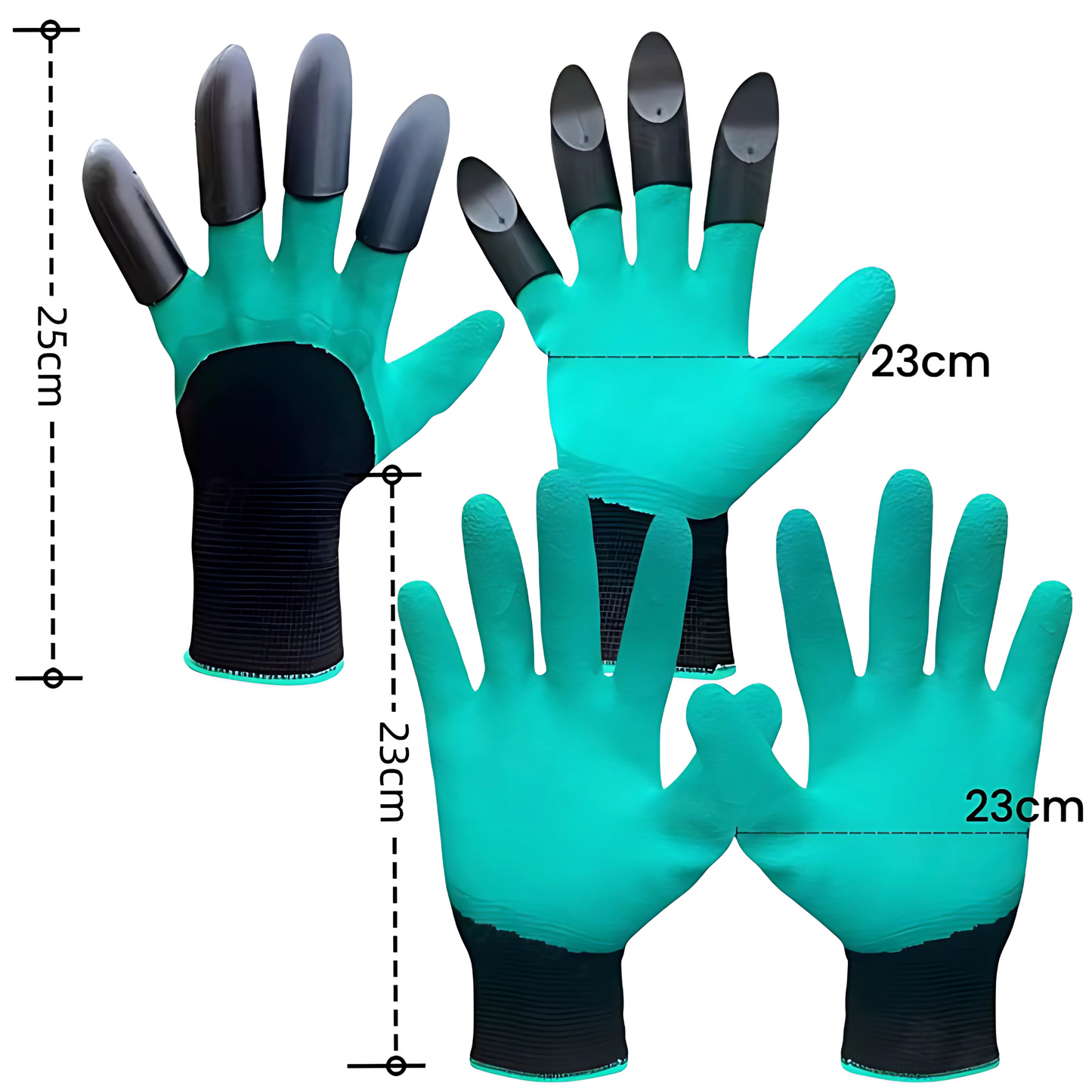 Claw Gardening Gloves - Stab-Resistant Latex Gloves for Digging, Planting & Protecting Your Garden