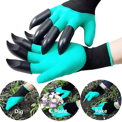 Claw Gardening Gloves - Stab-Resistant Latex Gloves for Digging, Planting & Protecting Your Garden